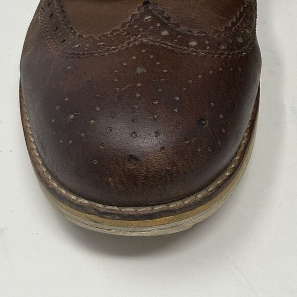 Crevo Boardwalk Chukka Boots Mens 13 Brown Leather Lace Up Hipster City Preppy main image 7